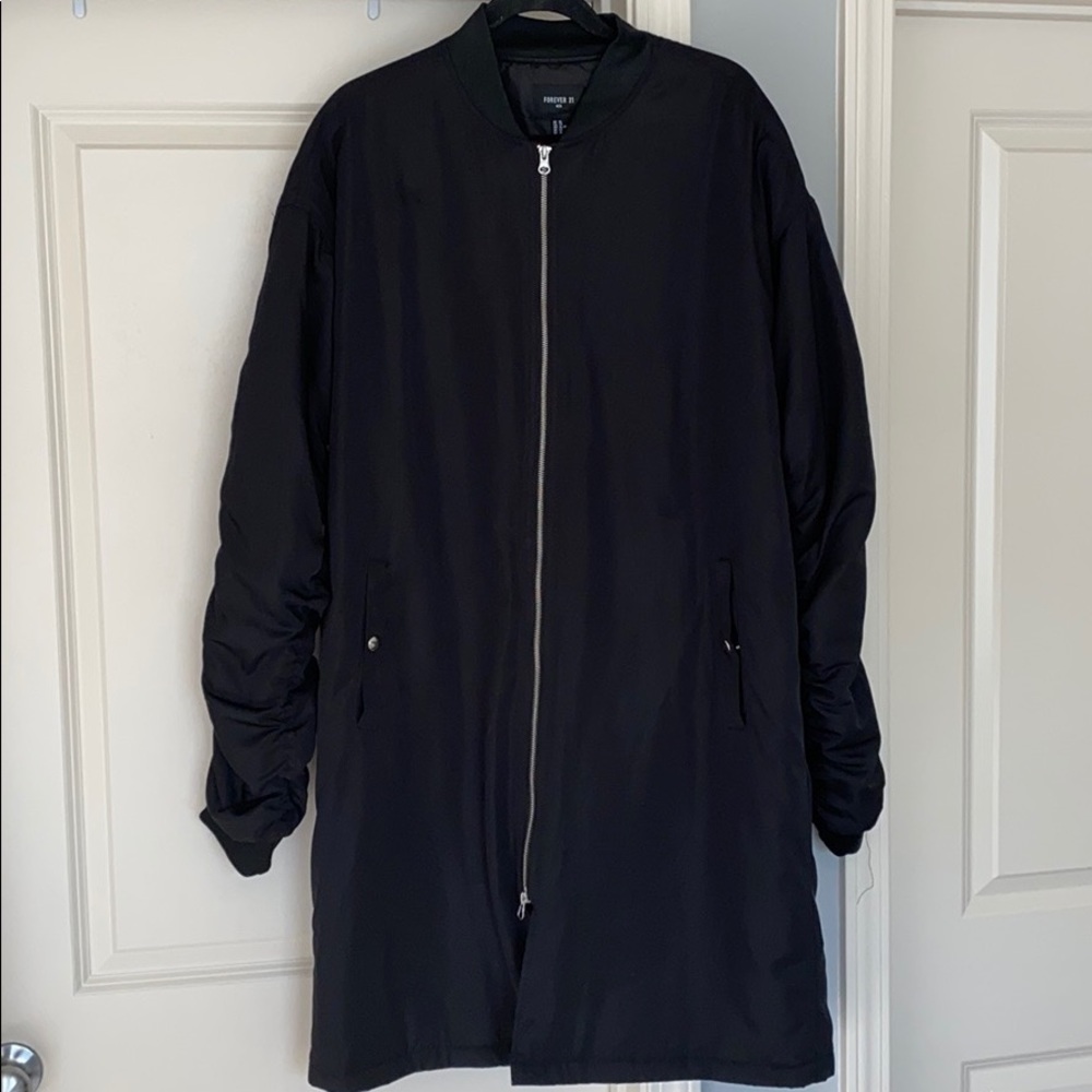 Long Black Forever 21 Jacket